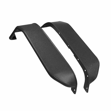 Trailfx TrailFX J052FF; Fender Flare; 7-1/2 Inch Tire Coverage Textured Powder Coated Black 1-1/2 Inch J052FF